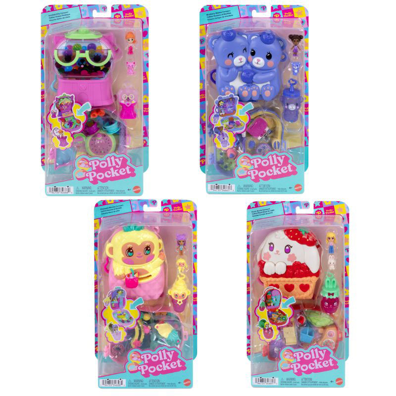 Mattel Polly Pocket™ & Adventures Compact Play Set Ο κόσμος της Polly Pocket Σετάκια - Σχέδια JFG56