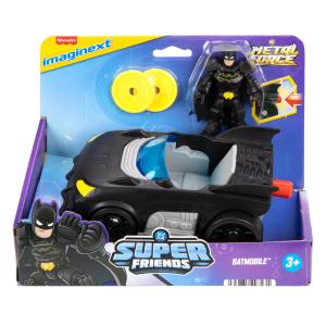 Fisher Price Imaginext™ DC Super Friends Φιγούρα Batman με Batmobile JFJ68