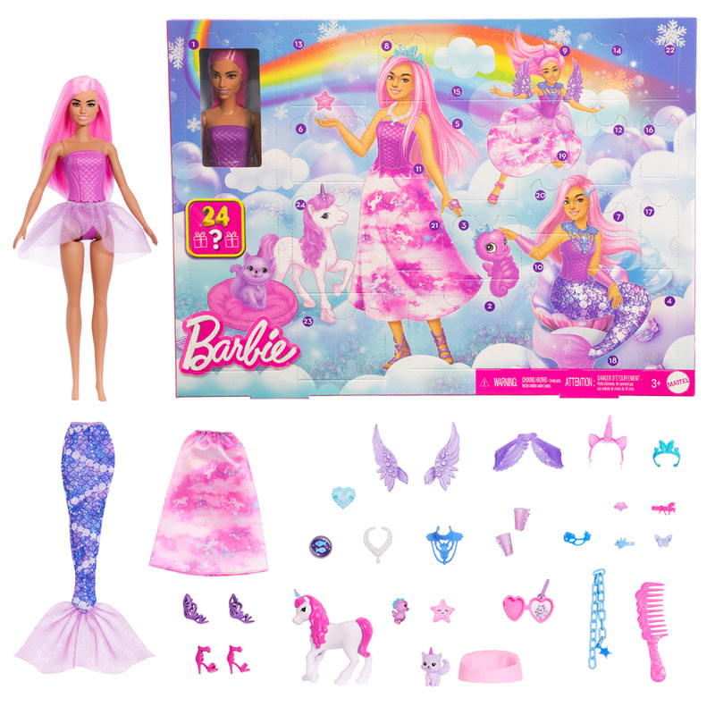 Mattel Barbie Advent Calendar JFL66