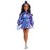 Mattel Barbie Deluxe Style Metallics Μπλε Σύνολο JFP42