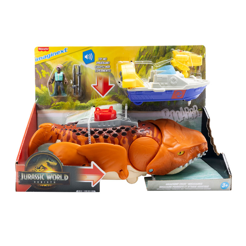 Fisher Price Imaginext™ Jurassic World™ Rebirth Το Κυνήγι Του Μοσόσαυρου 45cm JFR23