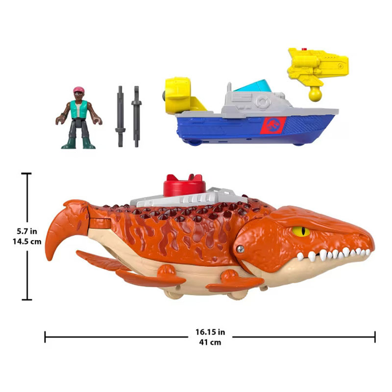 Fisher Price Imaginext™ Jurassic World™ Rebirth Το Κυνήγι Του Μοσόσαυρου 45cm JFR23