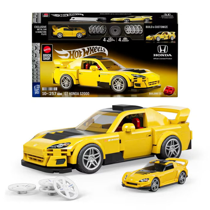 Mattel Brick Shop™ Hot Wheels® Speed Series™ ’07 Honda S2000 JFR88