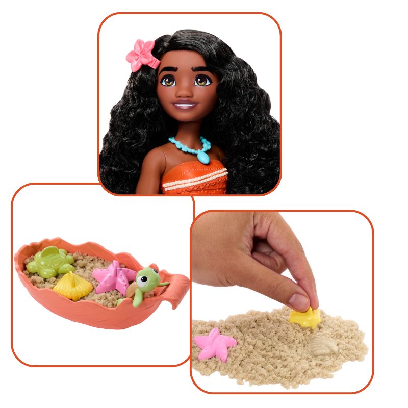 Mattel Disney Princess Fashion Doll Vaiana Ocean Friends Βαϊάνα & Ζωάκι JFT12