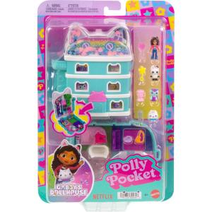 Mattel Polly Pocket Mini Gabby's Dollhouse με κατοικίδιο και αξεσουάρ JFV02