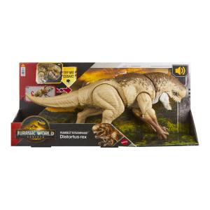 Mattel Jurassic World™ Rebirth Distortus Rex με Ήχους & Λειτουργία επίθεσης (Μήκος 50cm) JGB58