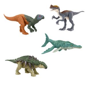 Mattel Jurassic World Rebirth Frenzy Pack Νέοι Δεινόσαυροι με κινούμενα μέλη - Σχέδια JGB72
