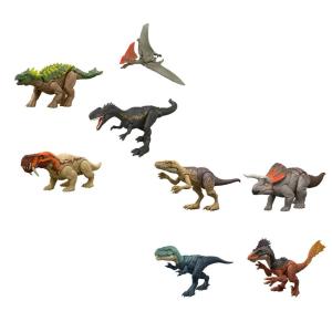Mattel Jurassic World Rebirth Strike Attack Νέοι Δεινόσαυροι με σπαστά μέλη - Σχέδια JGB77