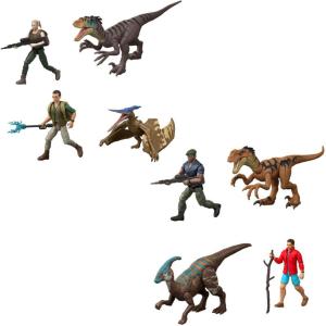 Mattel Jurassic World Rebirth Φιγούρες Δεινοσαύρων με Φιγούρα - Σχέδια JGB82