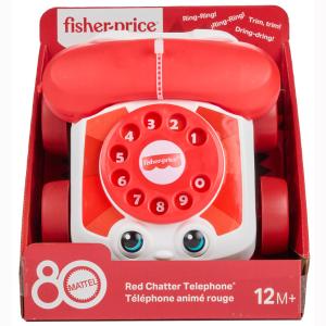 Fisher Price Συρόμενο Τηλεφωνο - 80 Χρόνια Mattel JGG97
