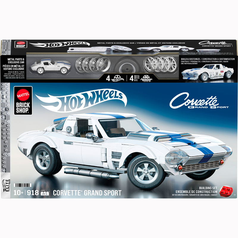 Mattel Brick Shop™ Hot Wheels® Elite Series Corvette® Grand Sport JGR31
