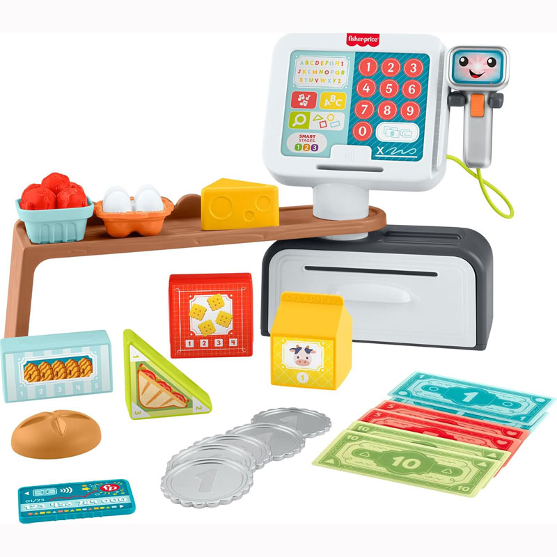 Fisher Price Παίζω & Μαθαίνω Count & Shop Cash Register Ταμειακή Μηχανή με Ήχους JGW99