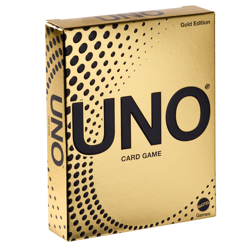 Mattel Uno Gold Premium Edition JHB35