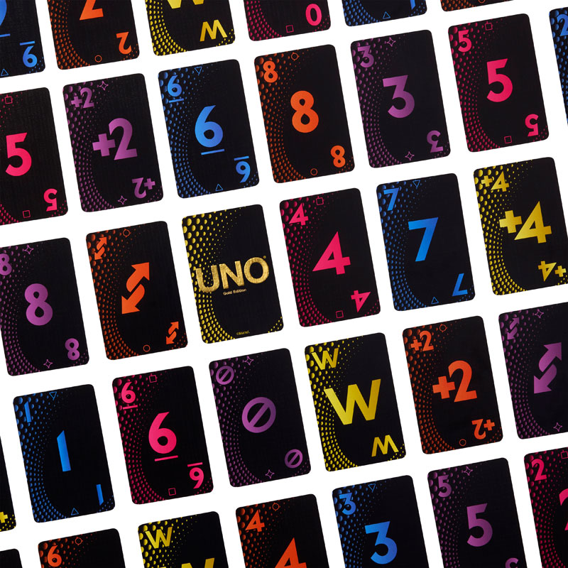 Mattel Uno Gold Premium Edition JHB35