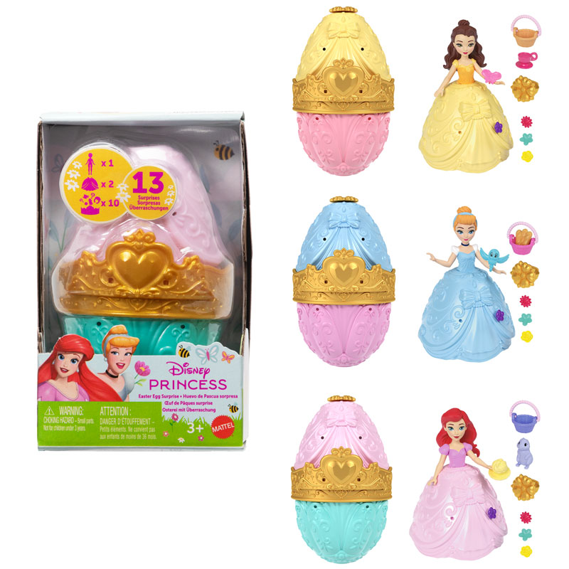 Mattel Disney Princess Μίνι Κούκλες Αυγουλάκι Έκπληξη - Σχέδια JHG92
