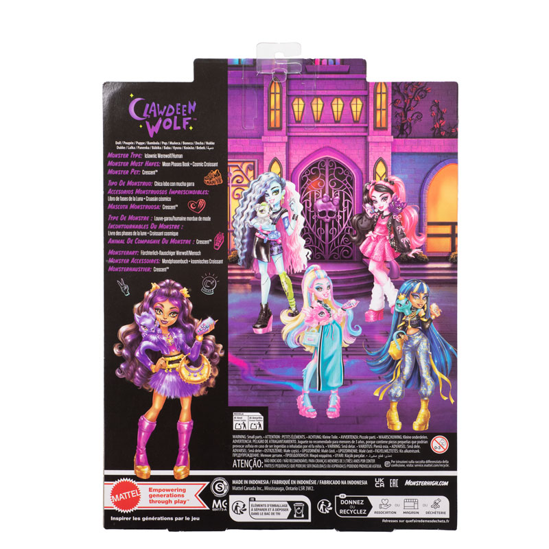 Mattel Monster High Fashion Doll Clawdeen Wolf JHK30