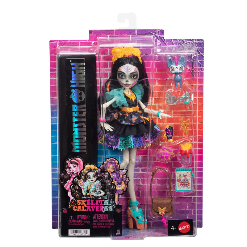 Mattel Monster High Fashion Doll Skelita Calaveras JHK34