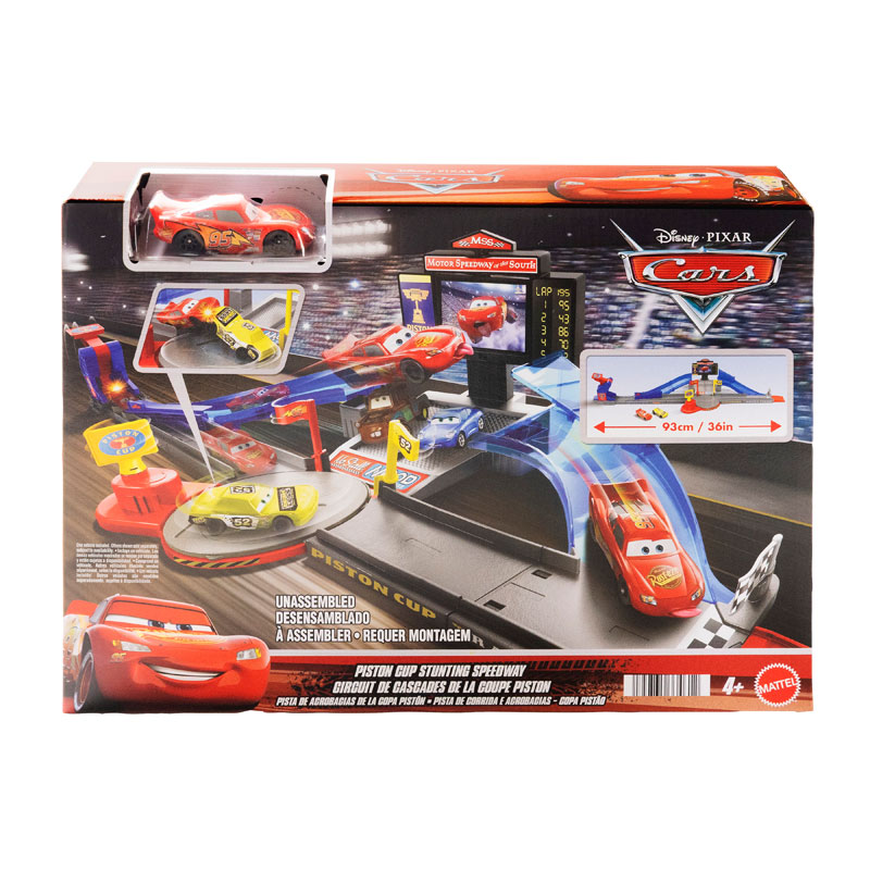 Mattel Cars Piston Cup Stunting Speedway Μεγάλη Πίστα Αγώνων για Κόλπα JHL42