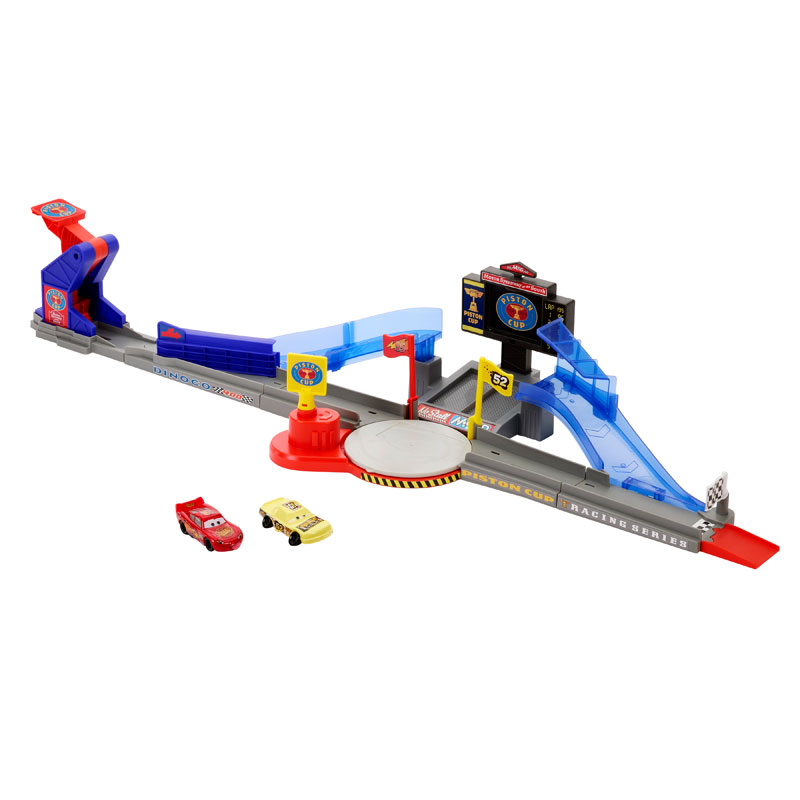 Mattel Cars Piston Cup Stunting Speedway Μεγάλη Πίστα Αγώνων για Κόλπα JHL42