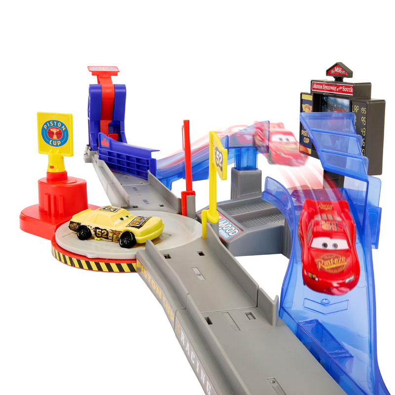 Mattel Cars Piston Cup Stunting Speedway Μεγάλη Πίστα Αγώνων για Κόλπα JHL42