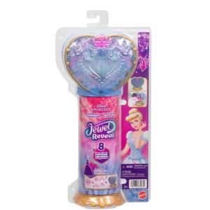 Mattel Disney Princess Jewel Reveal Cinderella με Κοσμηματοθήκη JHL50