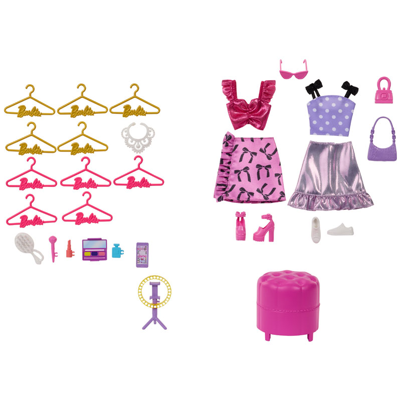 Mattel Barbie Νέα Deluxe Ντουλάπα JJP01