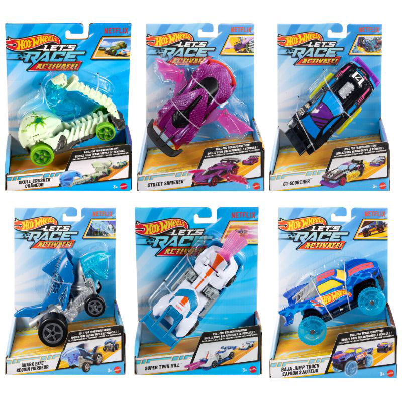 Mattel Hot Wheels Let's Race Activate! Αυτοκινητάκια 1:32 - Σχέδια JJX15