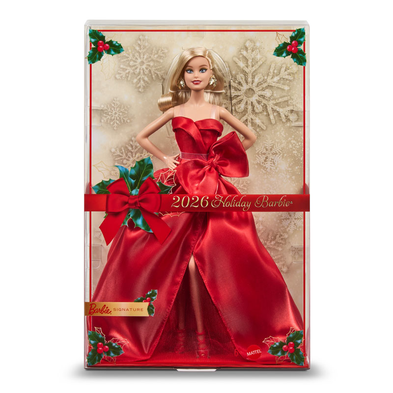 Mattel Barbie® Signature Holiday 2026 Blonde Doll JJX65