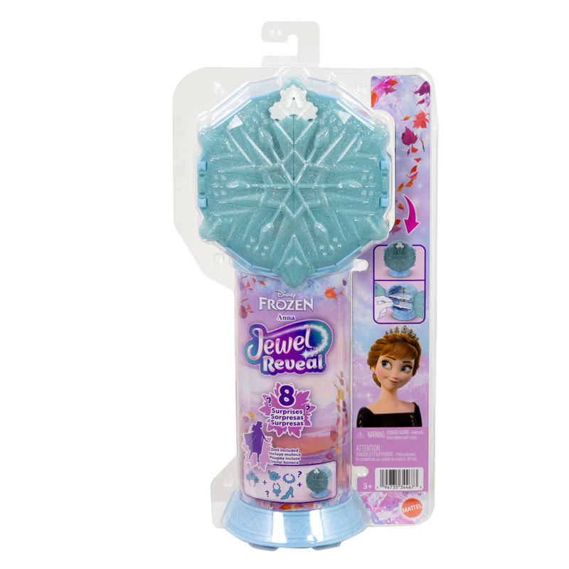 Mattel Disney Frozen Jewel Reveal Anna με Κοσμηματοθήκη JJY37