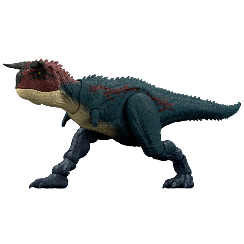Mattel Jurassic World Charge 'N Chomp™ Carnotaurus με ήχους & λειτουργία επίθεσης 43cm JKG85