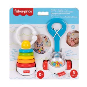 Fisher-Price® Κουδουνίστρες Κλασσικά Παιχνίδια Σετ των 2 JKP54