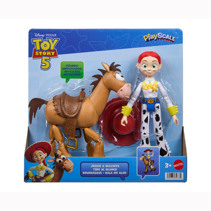 Mattel Disney & Pixar Toy Story 5 Φιγούρα Jessie & Bullseye18cm Σετ των 2 JKV21