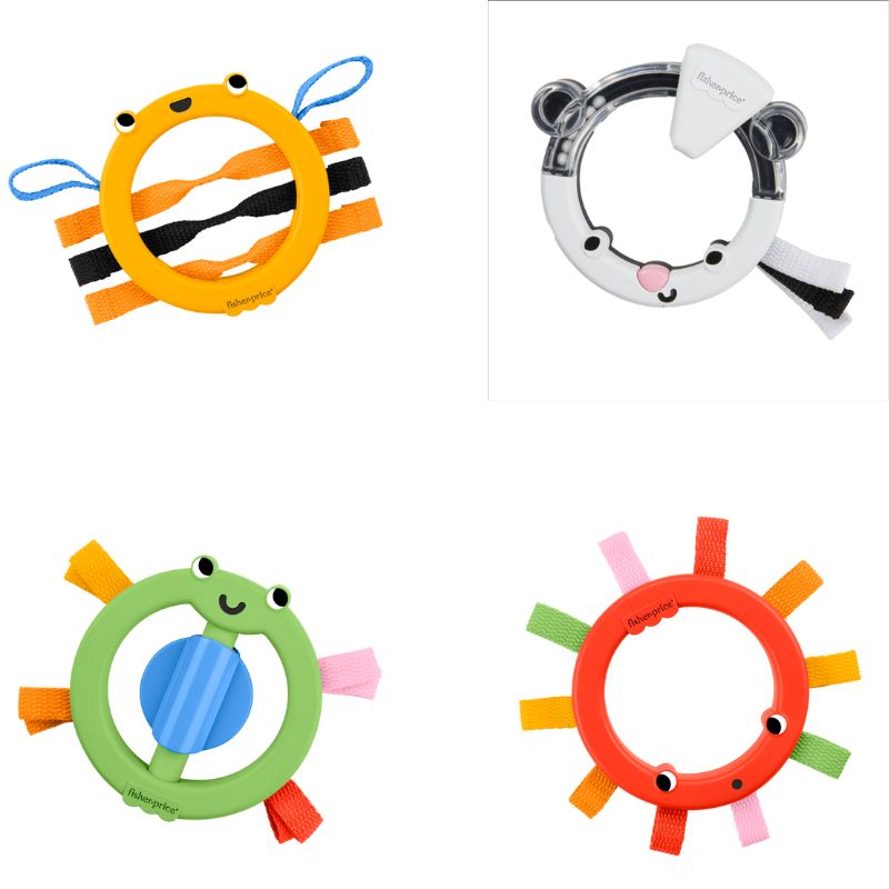 Fisher-Price® Κουδουνίστρες Ζωάκια  - Σχέδια JKW53