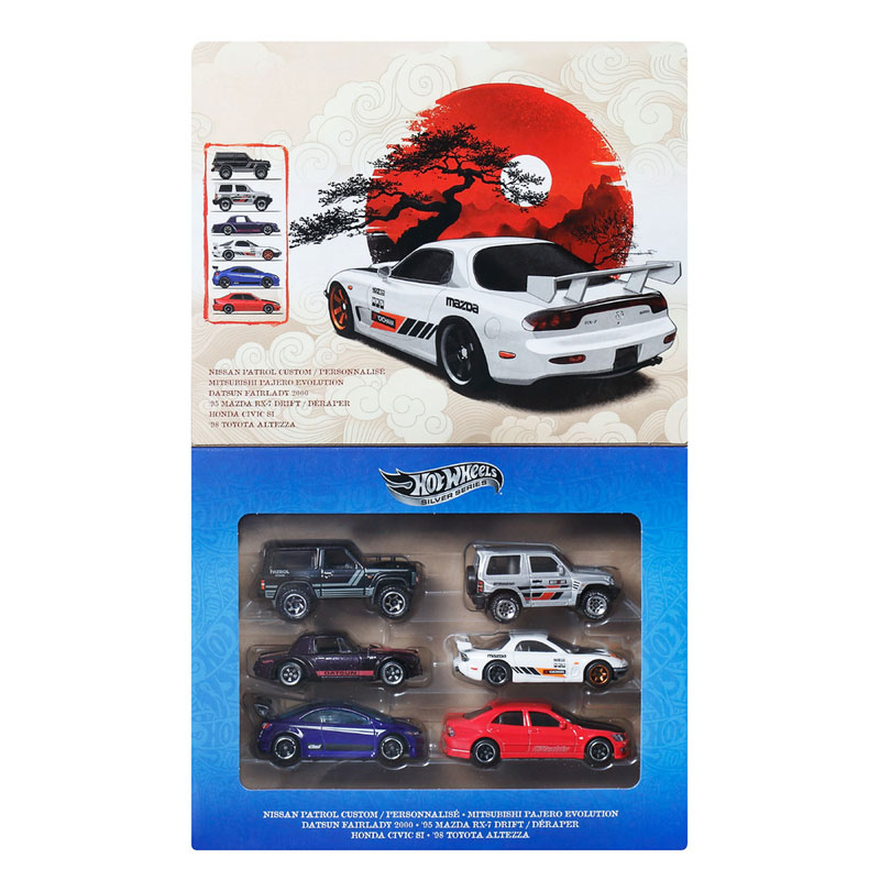 Mattel Hot Wheels Αυτοκινητάκια - Κασετίνα Streets Of Japan Multipack JLB23