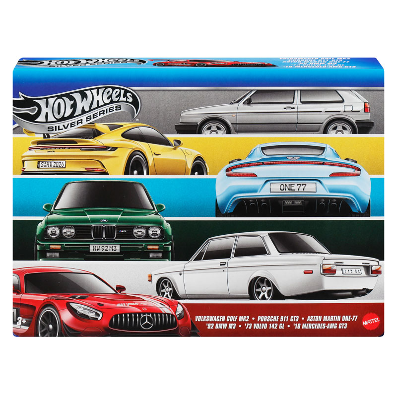 Mattel Hot Wheels Αυτοκινητάκια - Κασετίνα Euro Style Multipack JLB25