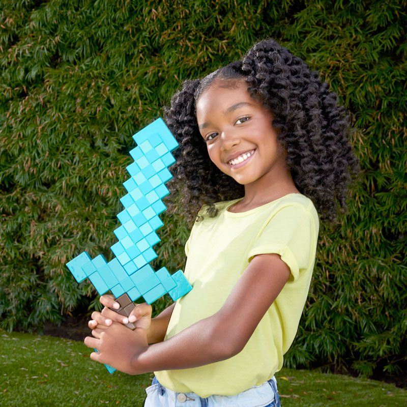 Mattel Minecraft Diamond Sword Διαμαντένιο Σπαθί JLJ39