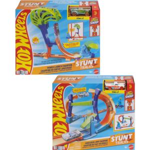 Mattel Hot Wheels Stunt Tracks Νέες Αγωνιστικές Πίστες - Σχέδια JLM90