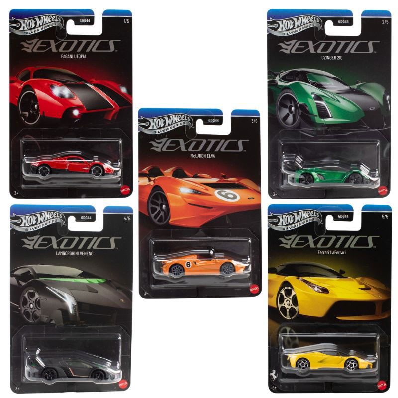 Mattel Hot Wheels Αυτοκινητάκια Exotic Envy - Σχέδια JLT23