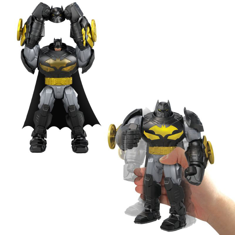 Mattel DC® Mech Suit Batman™ Φιγούρα Δράσης 15cm με Κίνηση , Ήχους & Φώτα JMD86