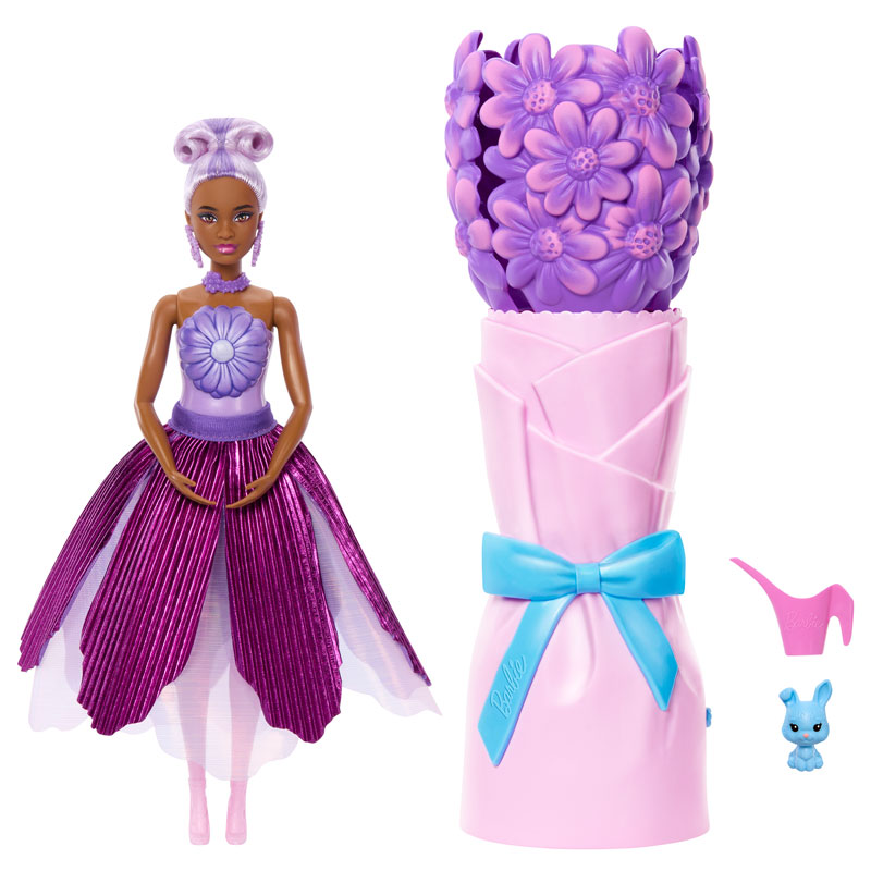 Mattel Barbie Petal Pop Purple Daisy Μωβ Μαργαρίτα JMF58