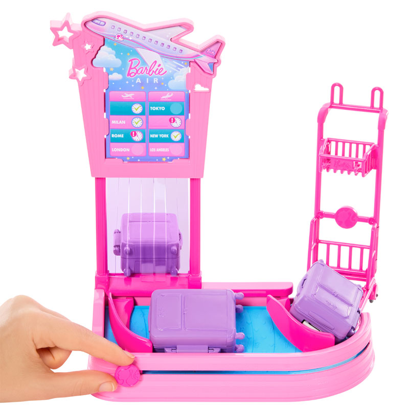 Mattel Barbie® Family & Friends Baggage Claim Barbie στο Αεροδρόμιο JMJ49