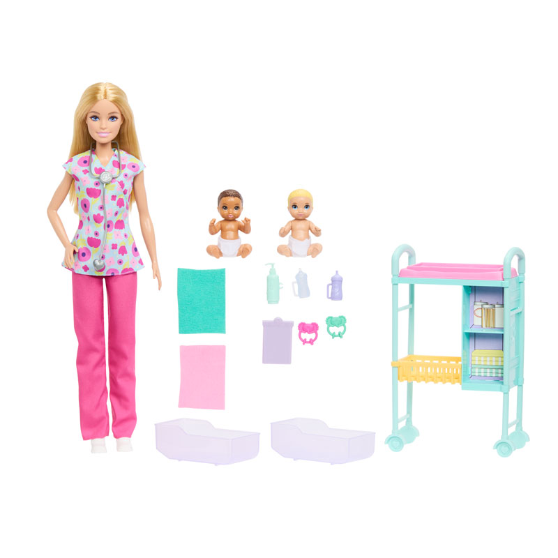 Mattel Barbie Careers Baby Doctor Doll Παιδίατρος Ξανθιά JMK12