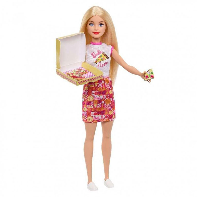 Mattel Barbie® Pizza Shop Playset - Πιτσαρία Σετ Παιχνιδιού με Κούκλα και Αξεσουάρ JMK21