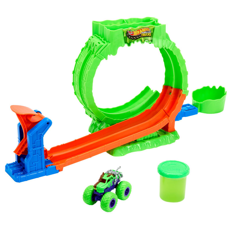 Mattel Hot Wheels Monster Trucks Mutant Chaos - Chaos Loop Challenege™ JMK91