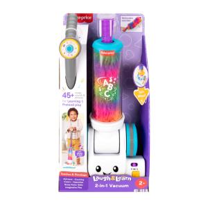 Fisher-Price® Laugh & Learn® 2-in-1 Vacuum Εκπαιδευτική Ηλεκτρική Σκούπα JMM35