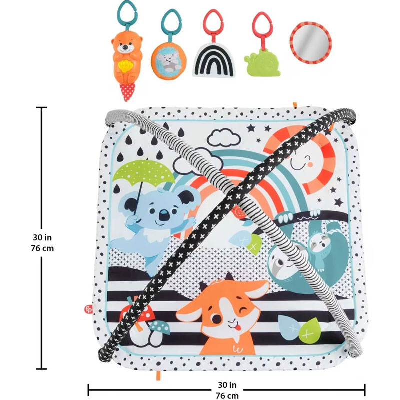 Fisher Price Μουσικό Γυμναστήριο 3-in-1 Music Glow & Grow Gym JMN72