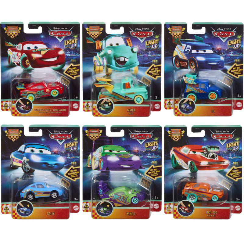 Mattel Disney Pixar Cars Αυτοκινητάκια Light-Up - Σχέδια JMT42