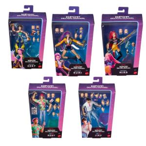 Mattel K-Pop Demon Hunters® Φιγούρες με Εκφράσεις & Αξεσουάρ 15εκ. - Σχέδια JRY29