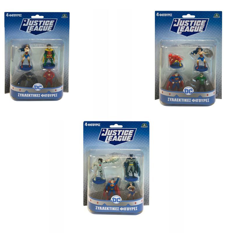 Giochi Preziosi Justice League Φιγούρες 7cm 4pack JUT02000