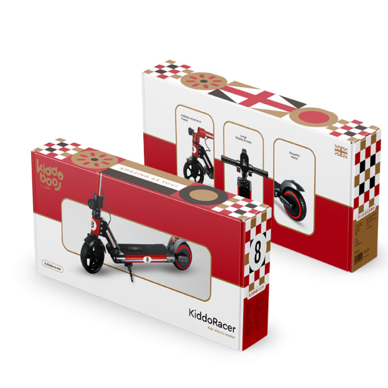 Kiddoboo E-Scooter KiddoRacer Red KBJY65LRED